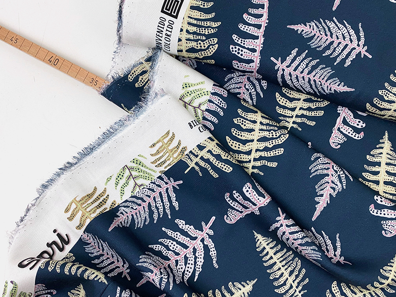 Sori by Bienvenido Colorido, Navy Pastell, Viskose – Bild 2