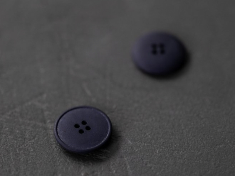 Hemp Button 20mm - French Navy, Merchant and Mills