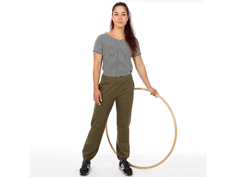 Schnittmuster Frau Jojo • Jogginghose mit Seitennahttaschen, studioschnittreif