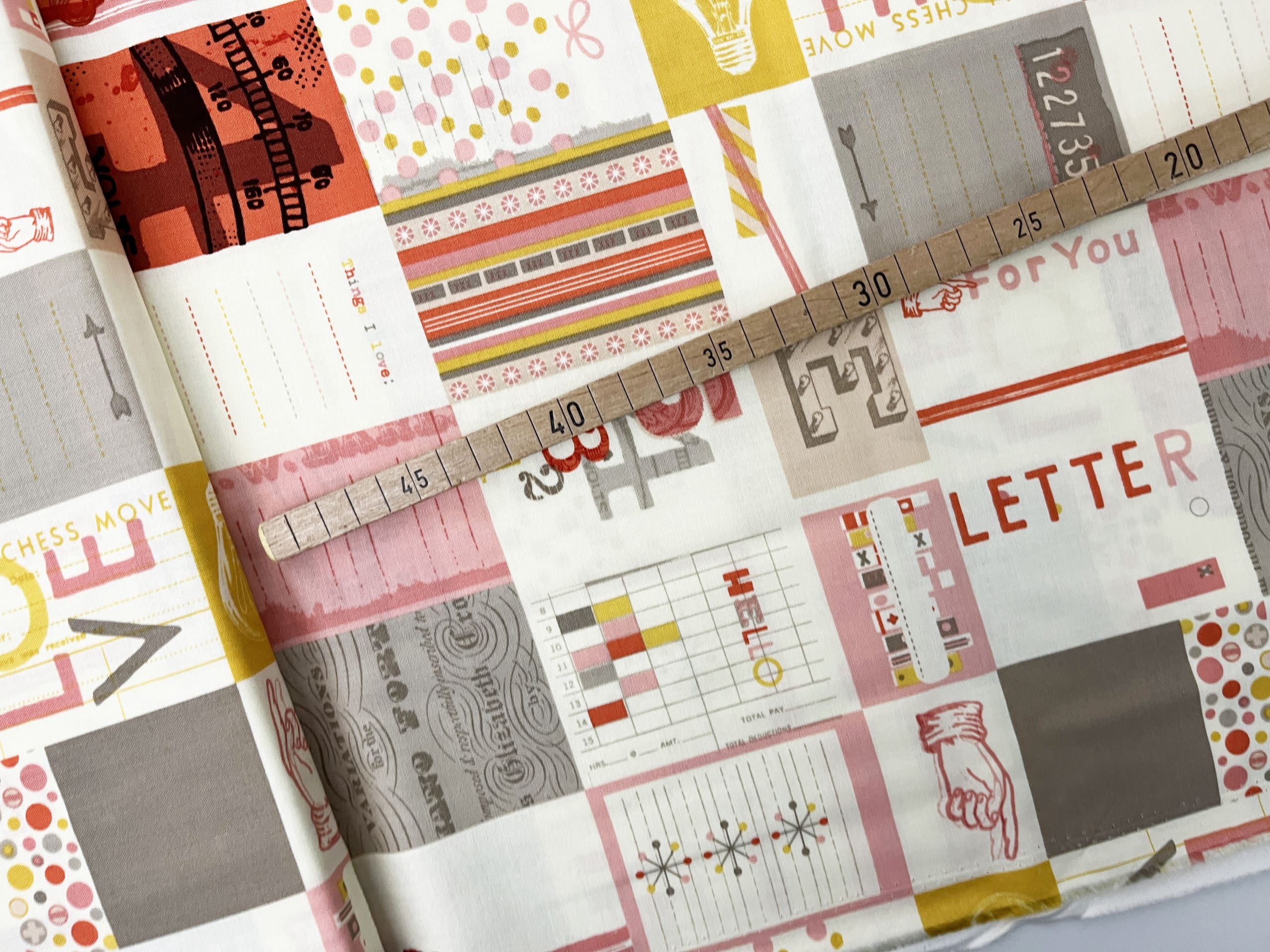 Reststück!!! 1,00m "2WENTY THR3E", Moda Fabrics – Bild 3