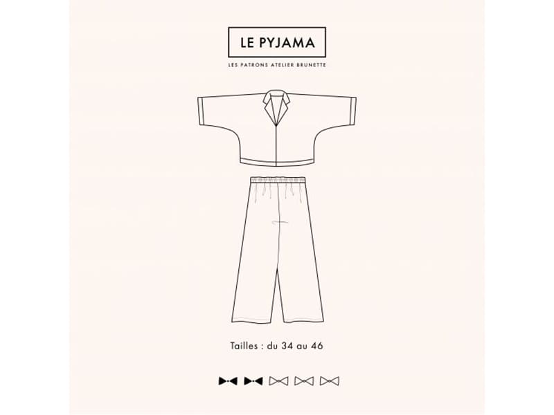 Le Pyjama, Atelier Brunette, Papierschnittmuster – Bild 2