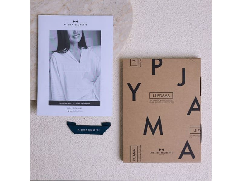 Le Pyjama, Atelier Brunette, Papierschnittmuster – Bild 3