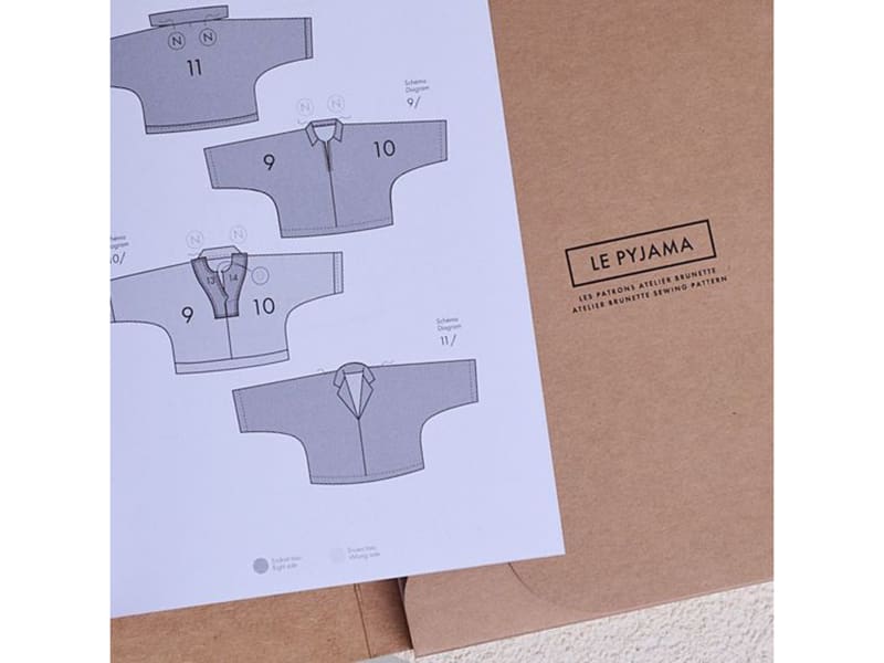 Le Pyjama, Atelier Brunette, Papierschnittmuster – Bild 4