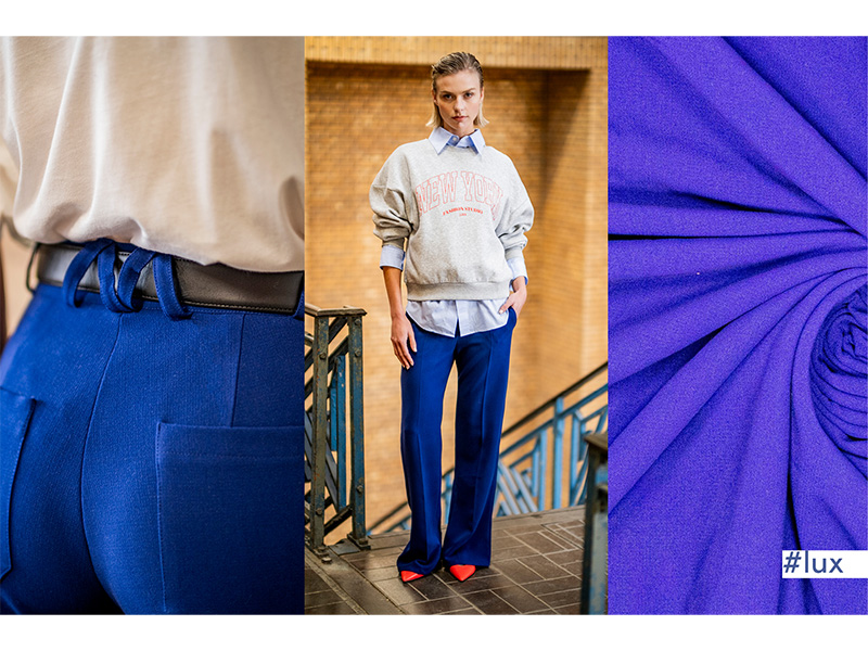 Woven Viskose Crepe, Dark Blue, Fibre Mood