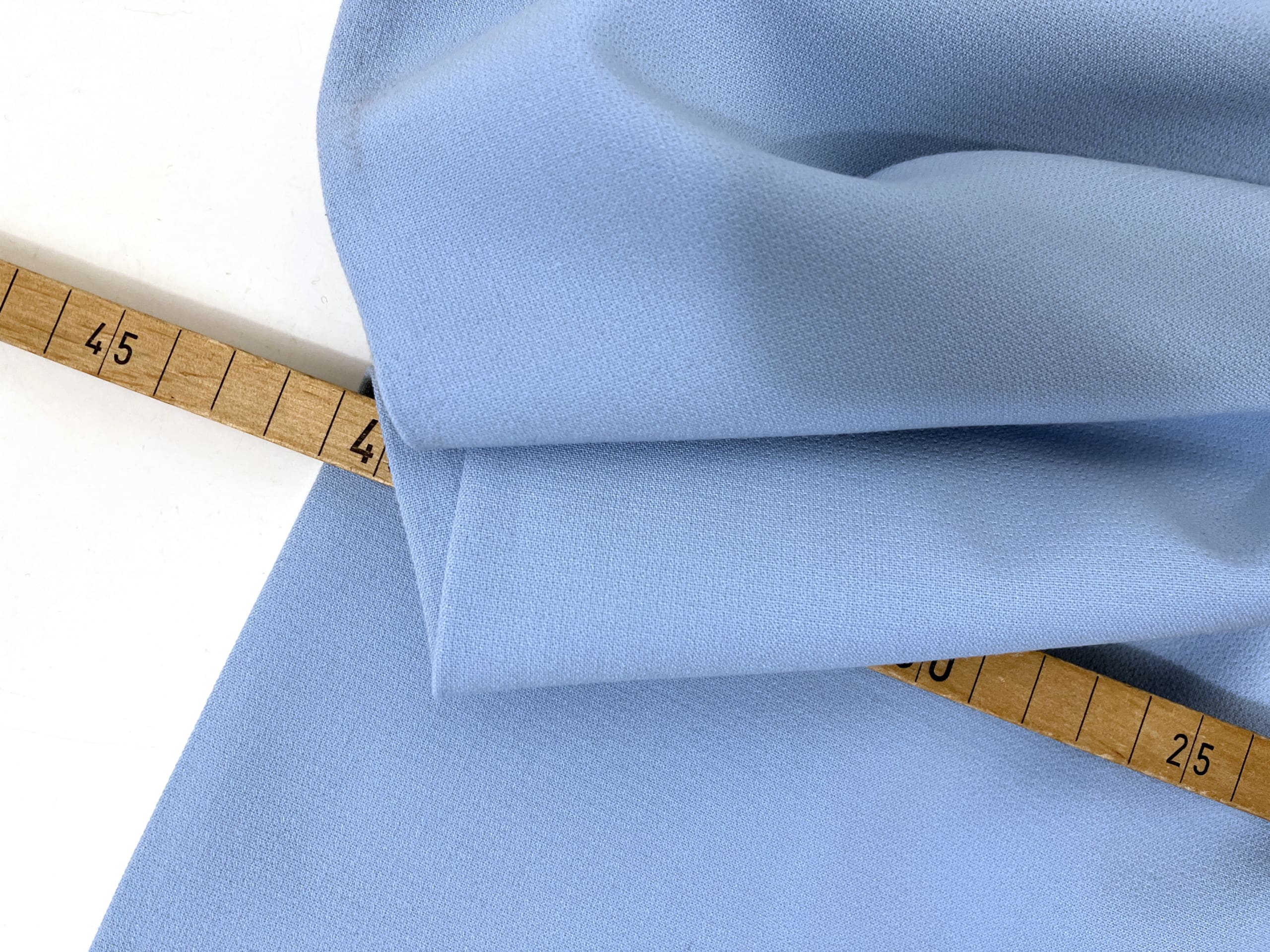 Woven Viskose Crepe, Light Blue, Fibre Mood – Bild 2