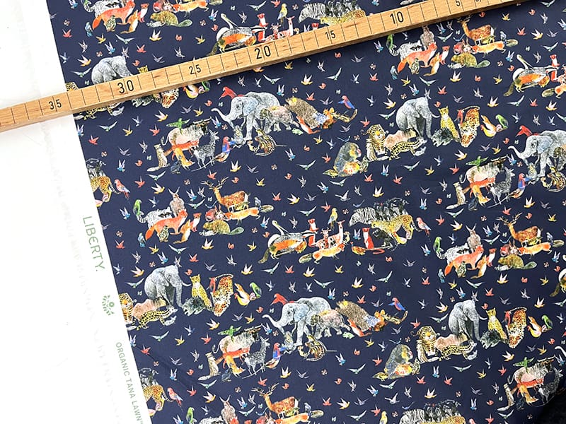 Jungle, Tana Lawn Organic, Brian Wildsmith Collection, Liberty London – Bild 3