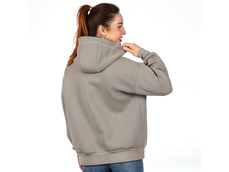 Schnittmuster Frau Lou, Oversized Sweatjacke mit Kapuze, studioschnittreif – Bild 3