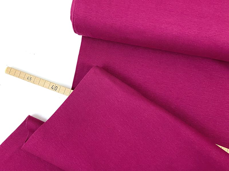 Basic Bündchen uni Magenta