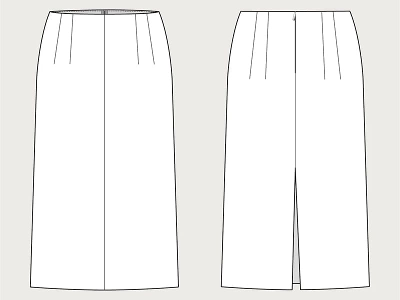 Assembly Line, Pencil Skirt, Gr. XS-L – Bild 2