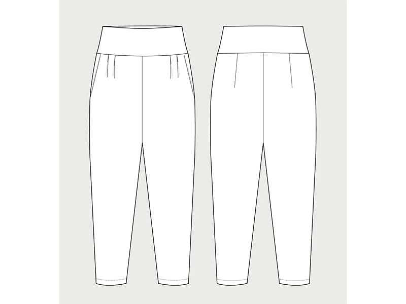 Assembly Line, Pleated Trousers, L-3XL – Bild 2
