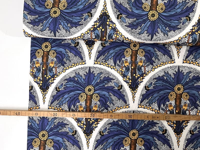 Palmera by Bienvenido Colorido, Blau Weiß, Baumwolle – Bild 2