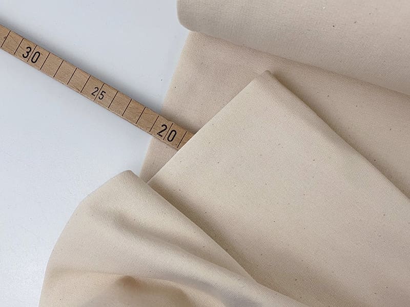 Basic Baumwollsweat, Natural – Bild 2