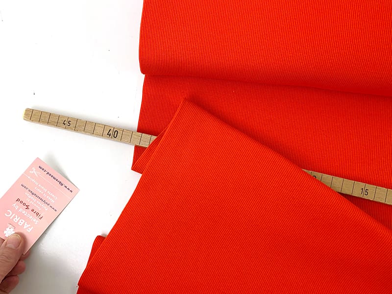 Fibre Mood Rippenbündchen Orange