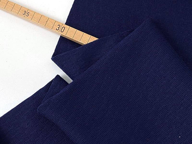 Baumwoll Jacquardstrick mit feinem Muster, Navy