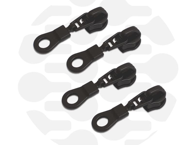 Zipper Zoo Schieber Donut, Black