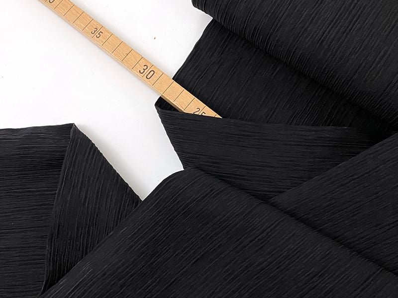 Woven Tencel Wool Crash, Schwarz