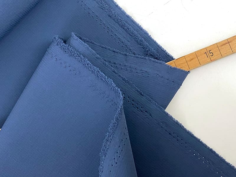 Woven Ripstop waterresistant, Jeansblau – Bild 2