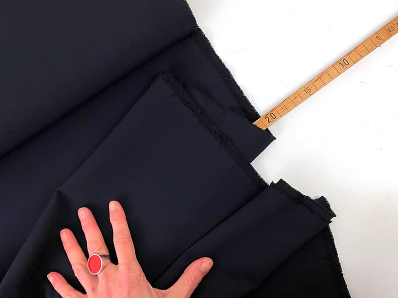 Woven Ripstop waterresistant, Schwarz