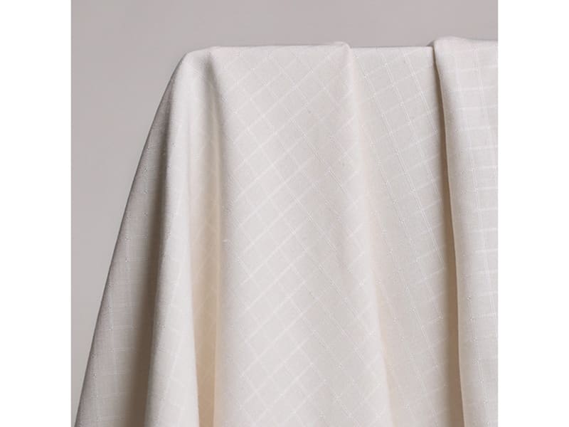 Atelier Brunette, Little Tile Off-White, Viskose Leinen