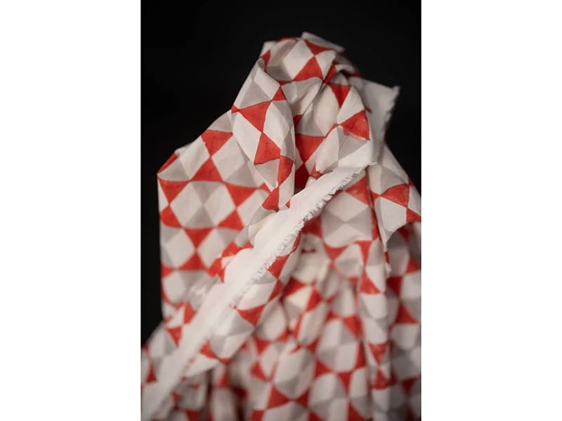 Kaleidoscope Indian Block Print Cotton, Merchant and Mills – Bild 2