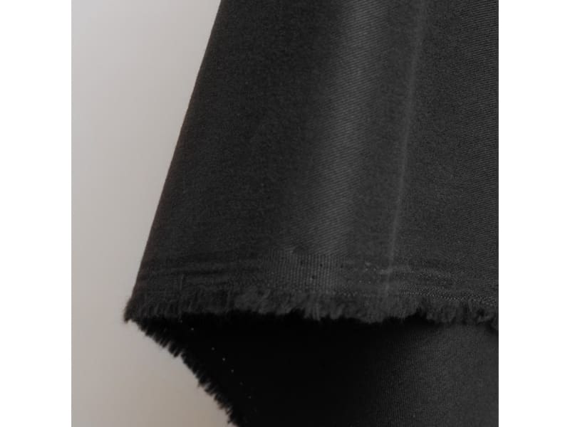 Reststück!!! 0,85m Atelier Brunette, Baumwoll Gabardine Light "Black"
