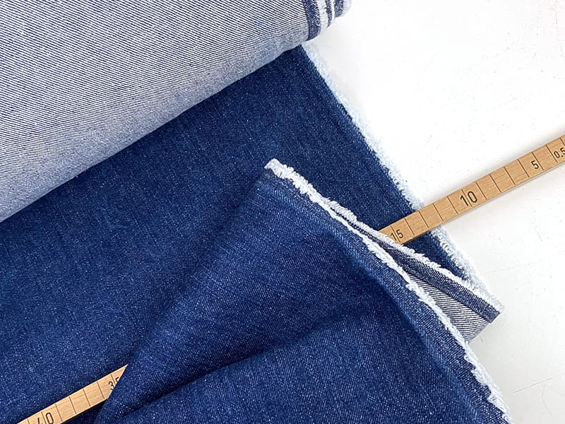Reststück!!! ca. 0,50m Designer Denim "Vänern", Classic Blue