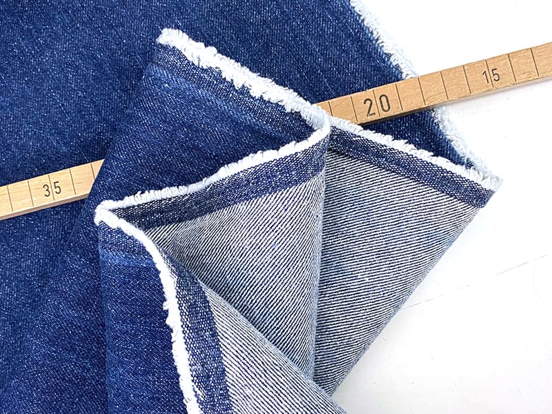 Reststück!!! ca. 0,50m Designer Denim "Vänern", Classic Blue – Bild 2