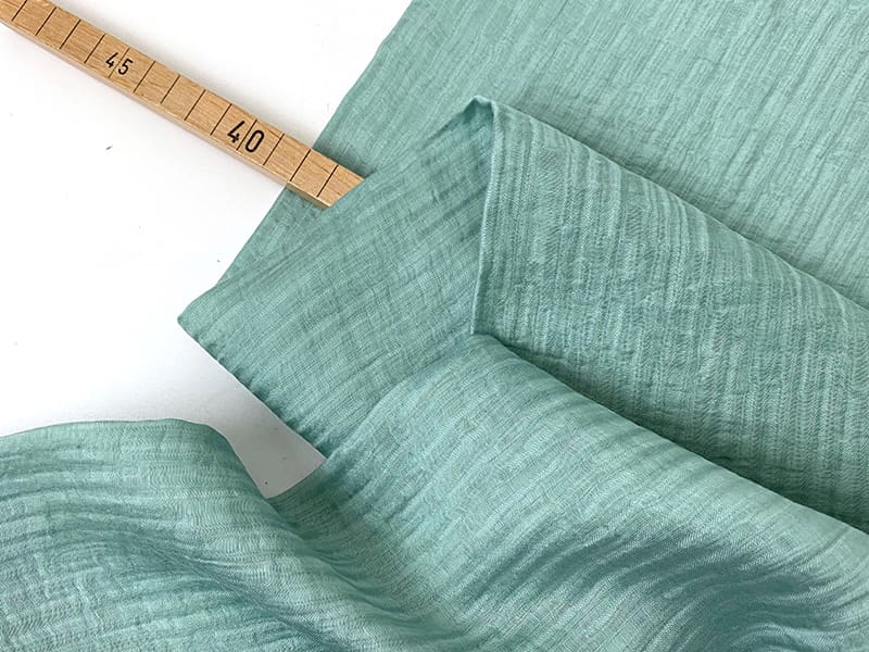 Lyocell Double Gauze Jacquard, Mint