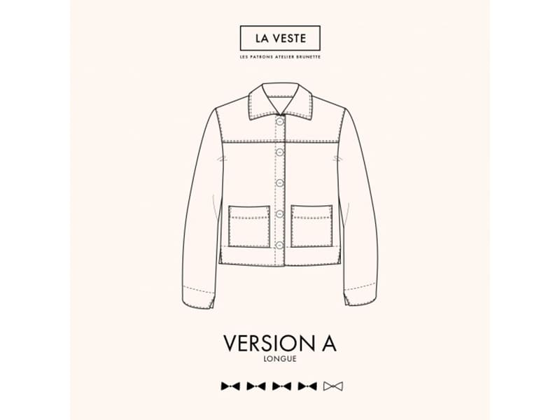 La Veste, Atelier Brunette, Papierschnittmuster – Bild 4