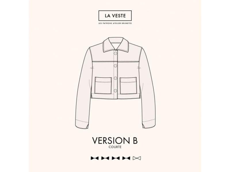 La Veste, Atelier Brunette, Papierschnittmuster – Bild 5