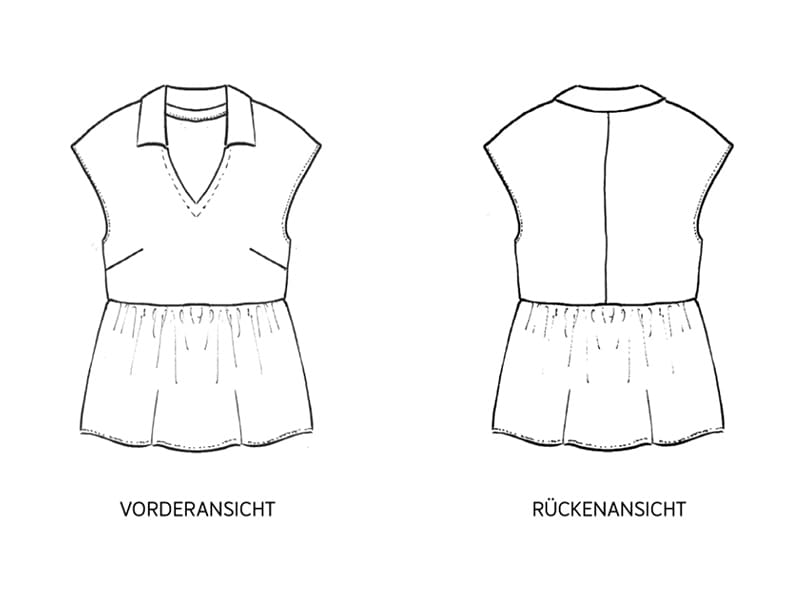 Schnittmuster Frau Anett, Blusentop, studioschnittreif – Bild 2