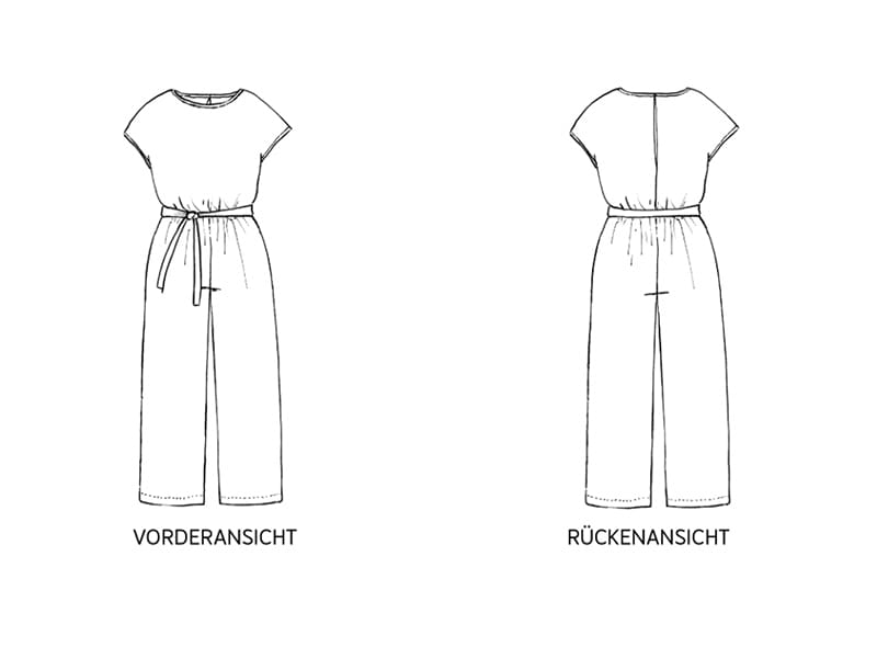 Schnittmuster Frau Jula, Jumpsuit, studioschnittreif – Bild 6