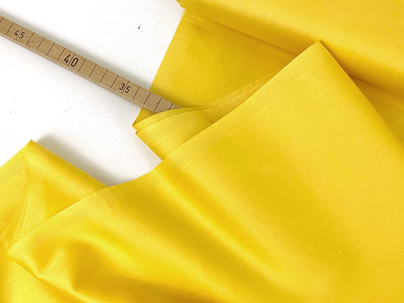 Cotton Satin, Baumwollsatin, Yellow