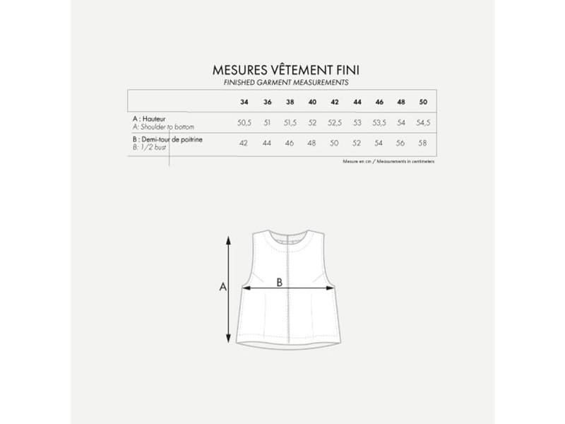 Le Top Atelier Brunette, Papierschnittmuster – Bild 5