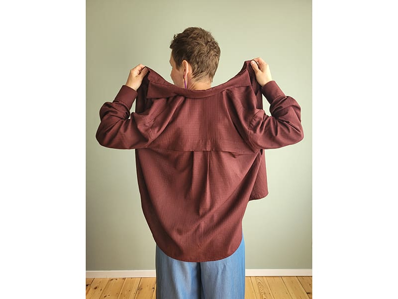 Atelier Brunette, Little Tile Crispy Brownie, Viskose Leinen – Bild 2