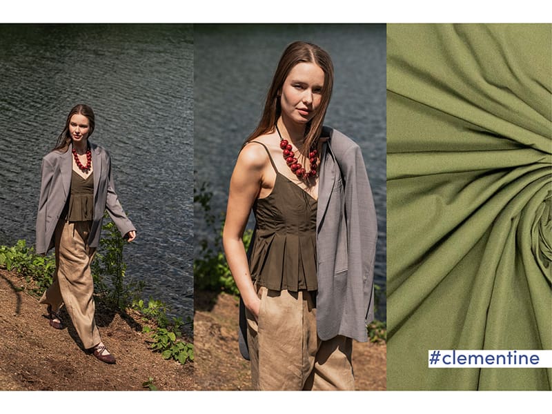 Trench water resistant, Green, Fibre Mood